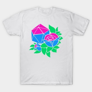 Pretty Poly Rose Polysexual Pride T-Shirt